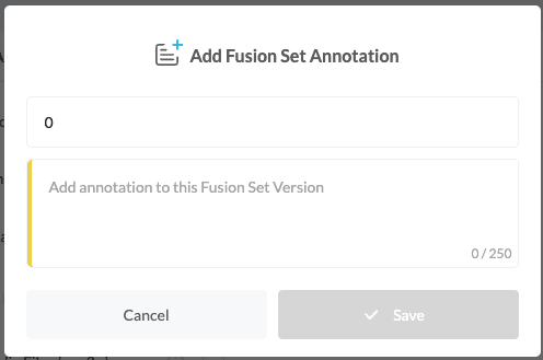 Add Fusion Set Annotation Db