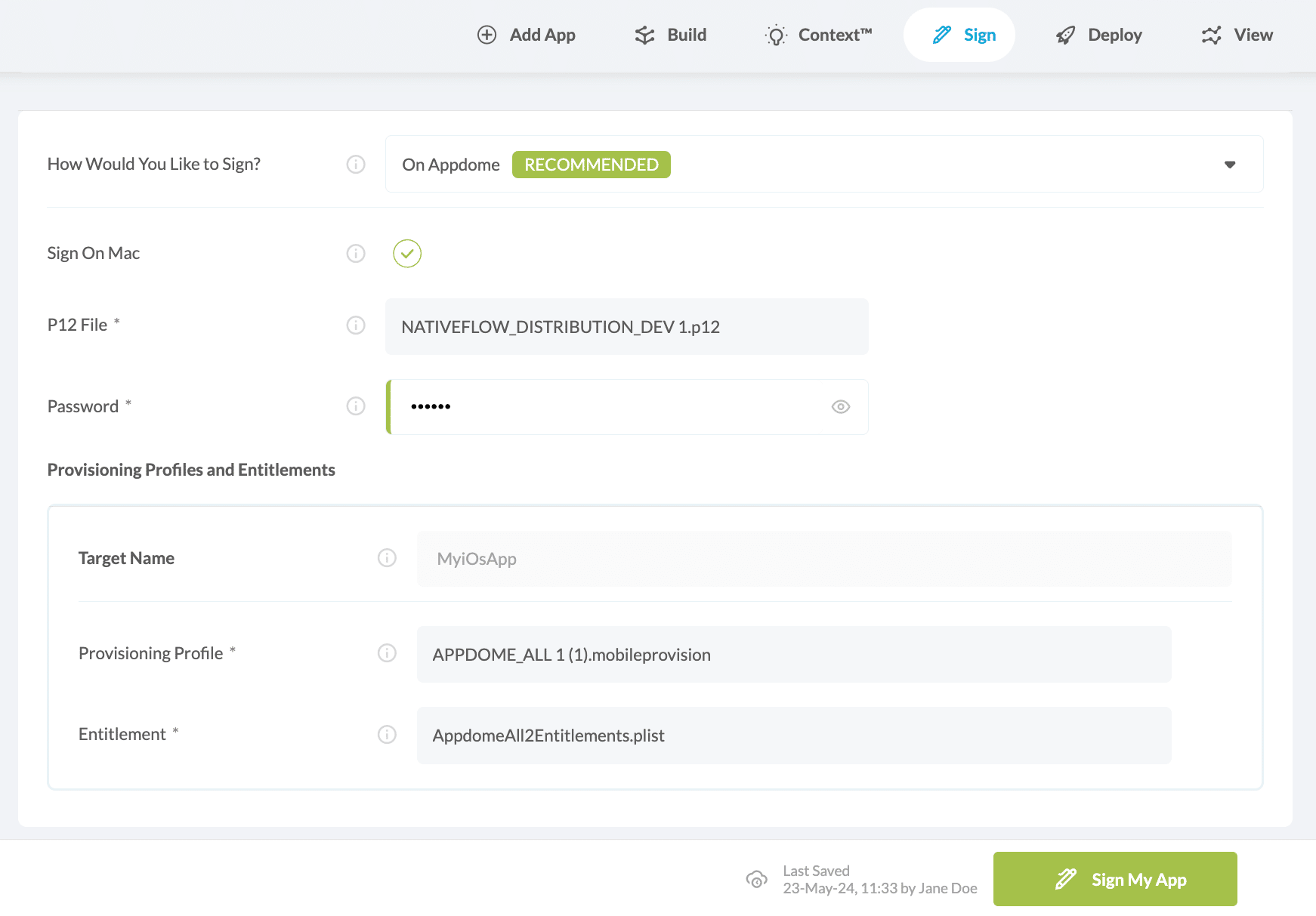 Automatic Code Signing for Secured iOS Watchkit Apps on Appdome
