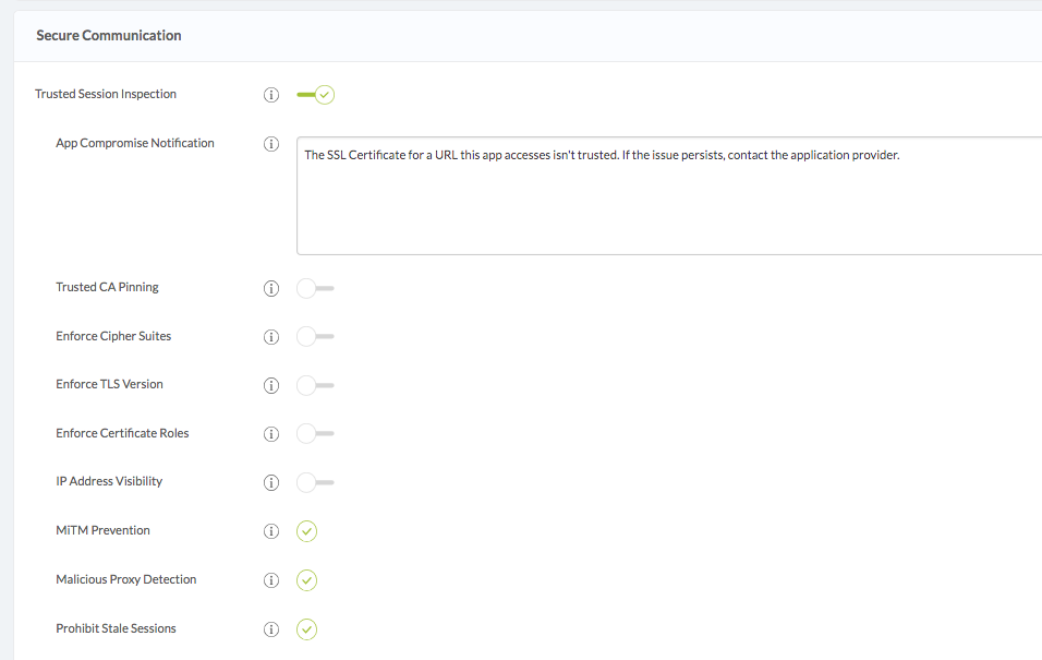 Trusted Session Inspection Makes Mobile MiTM Impossible