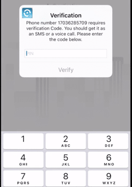 Nexmo Verify In-App experience using Appdome