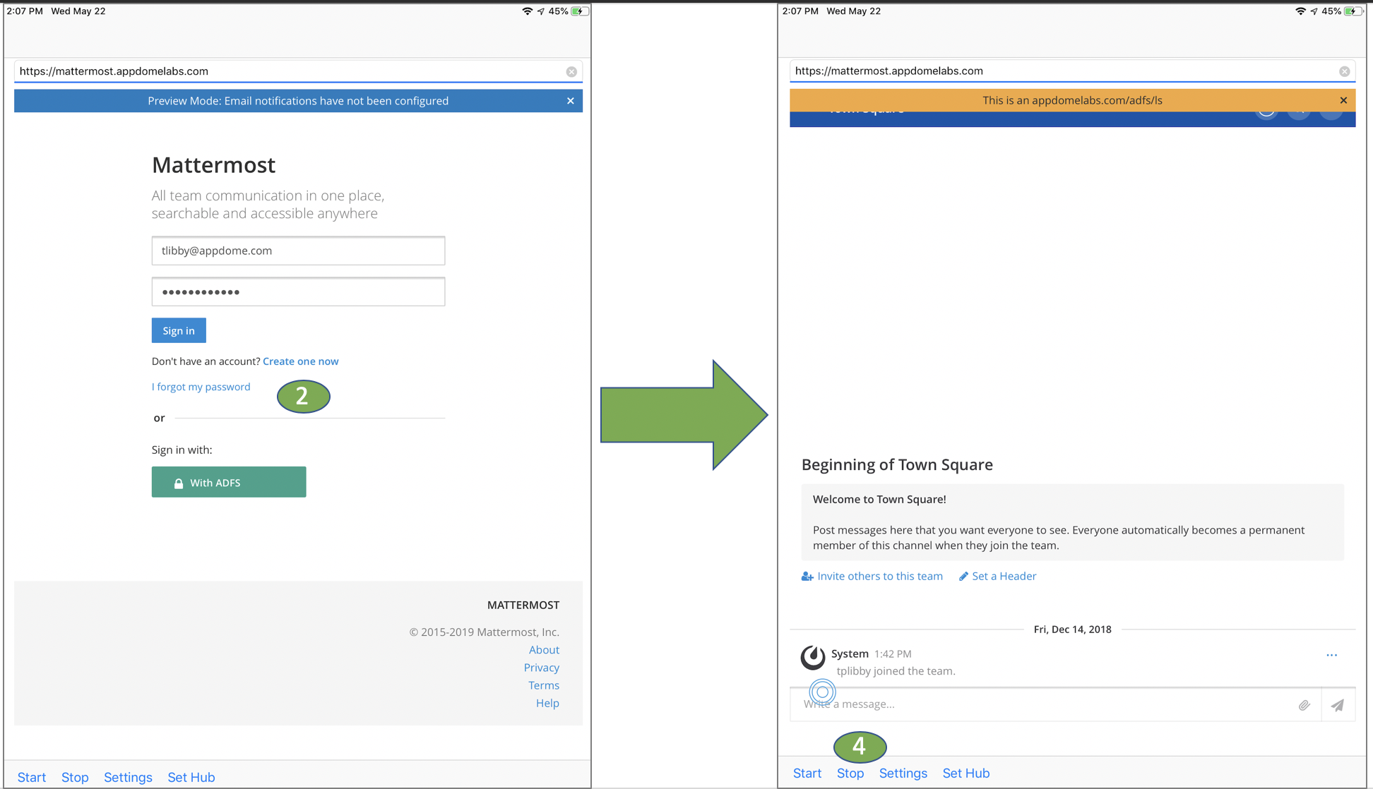 validating sso configuration 