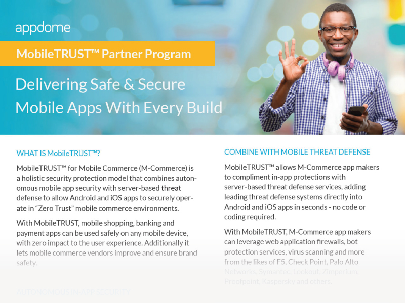 Appdome MobileTRUST Partner Program