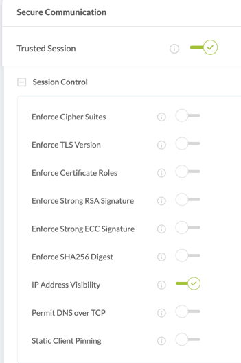 prevent man-in-the-middle-attacks with trusted session (IP Address Visibility)