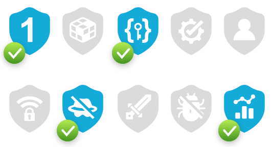 Certfied Secure Appdome Icons