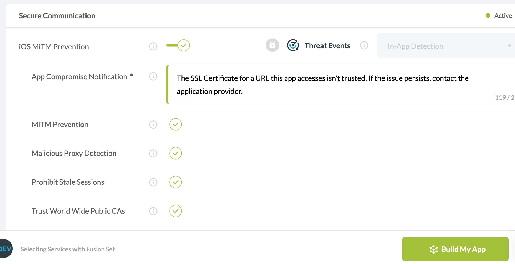 ios mitm prevention appdome