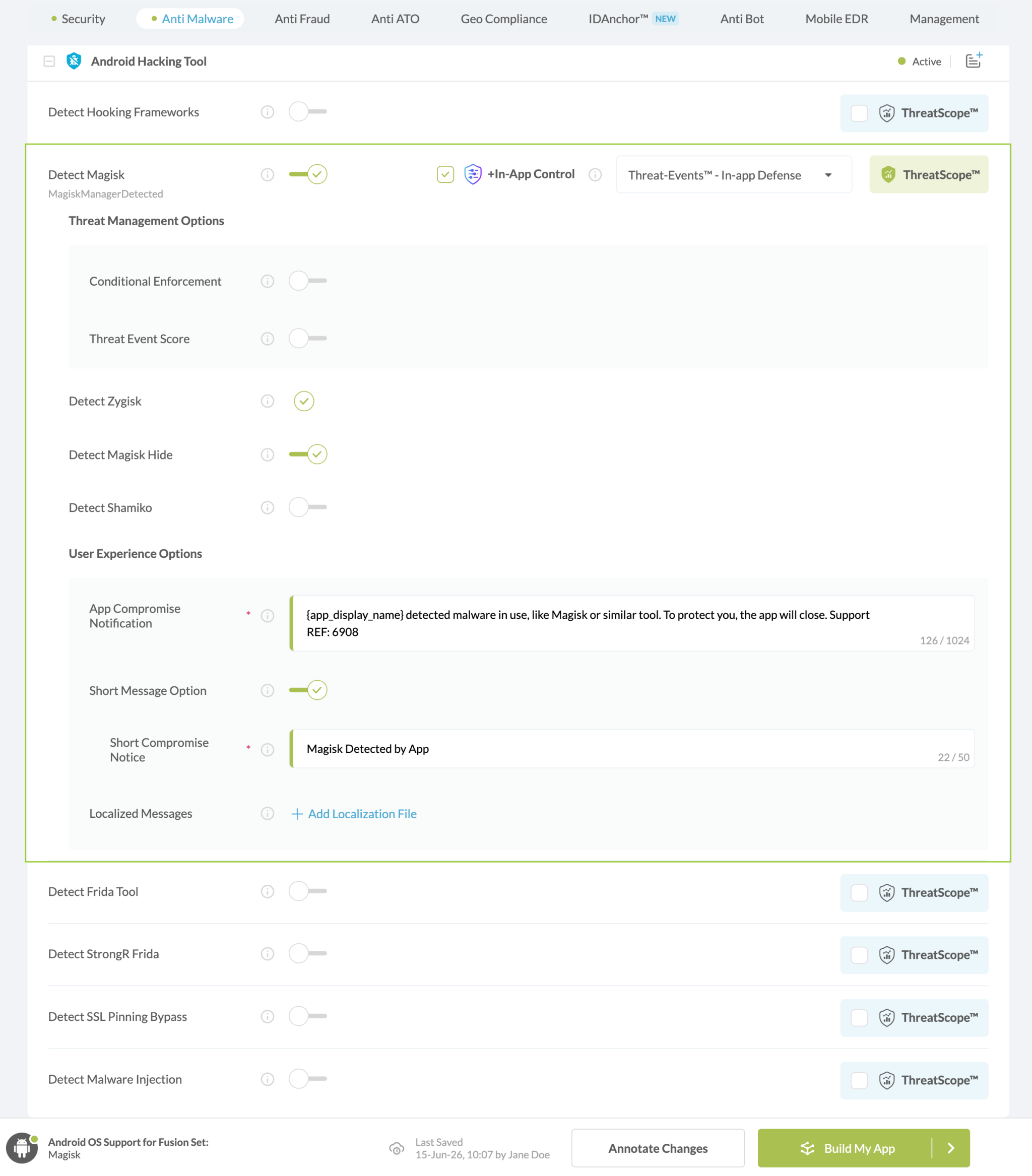 Detect Magisk option