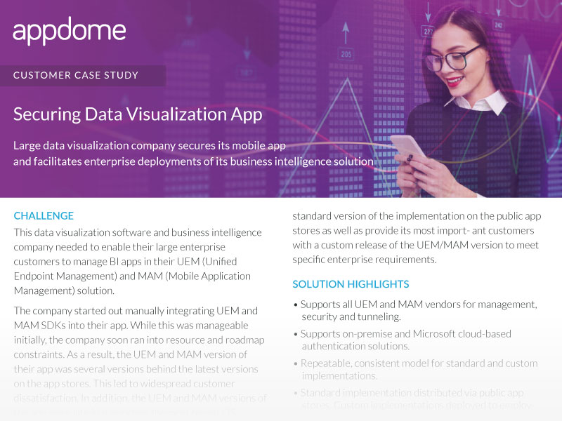 customer case study securing data visualization app thumbnail