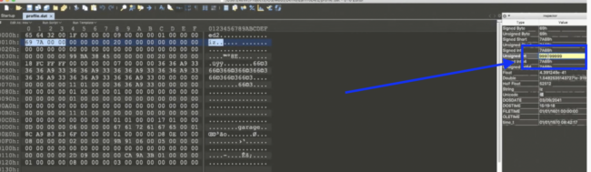 changing a value with a hex editor