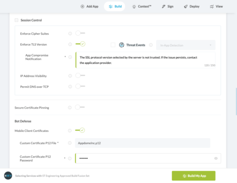 TLS with Mobile Client Certificates from Appdome