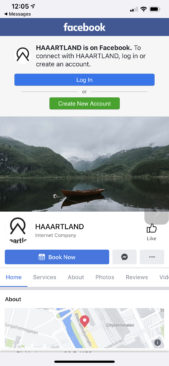 haaartland facebook page deep link