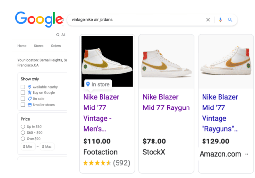 Nike.search.google