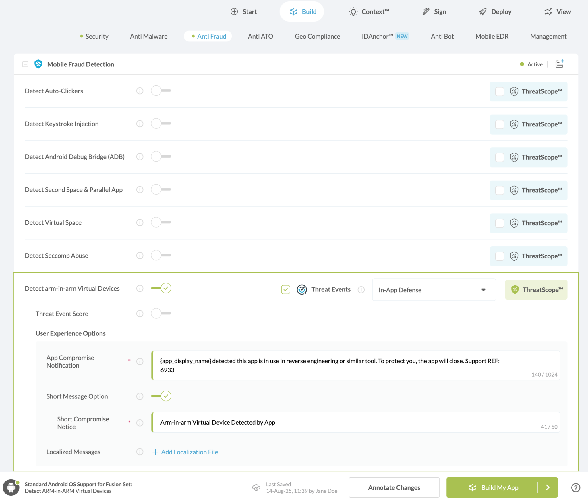 Detect ARM-in-ARM Virtual Devices option