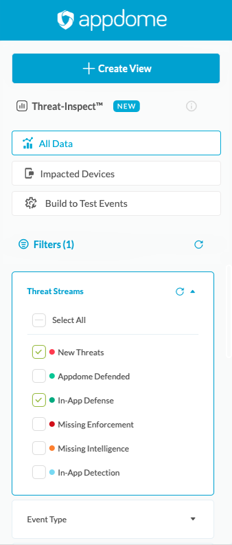 Threat Inspect Create View