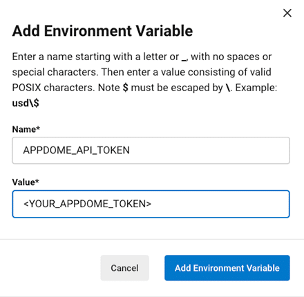 Add Environment Variable