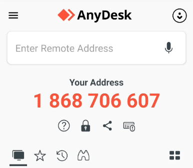 Any Desk Address