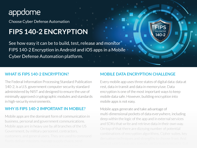 Appdome Fips 140 2 Encryption Datasheets Preview