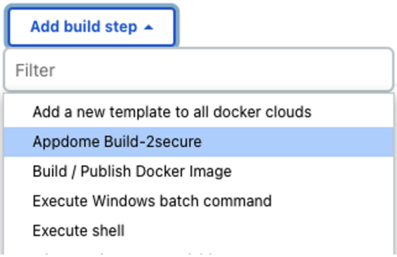 Appdome plugin for Jenkins - Add build step Appdome Build-2secure