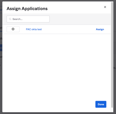 Assign Applications with Application Assigned