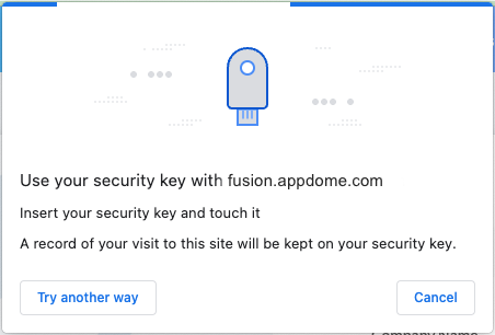 Passkey for Appdome -Security keys