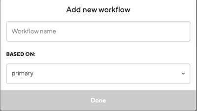 Appdome step for Bitrise - Add new workflow