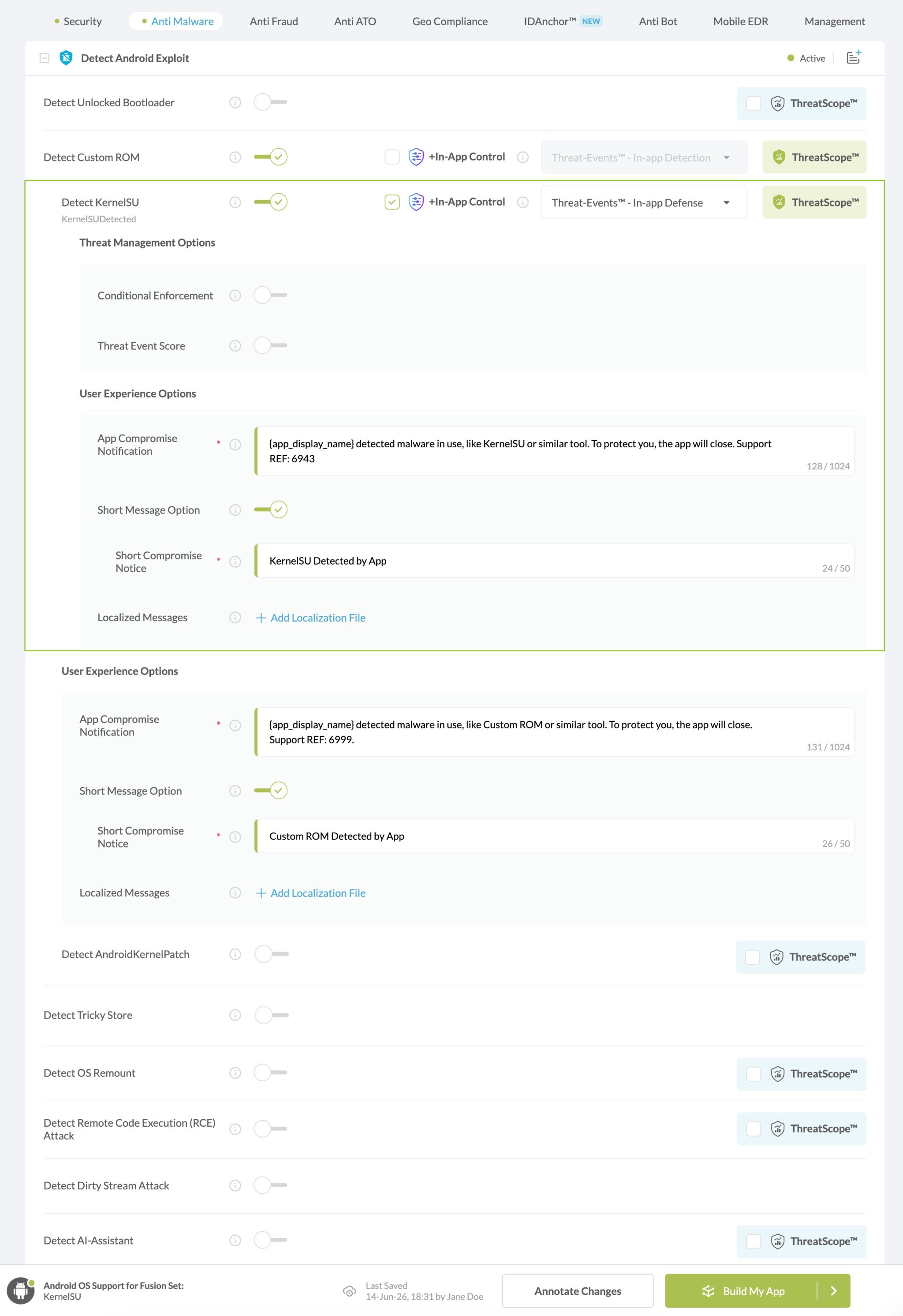 Detect KernelSU option