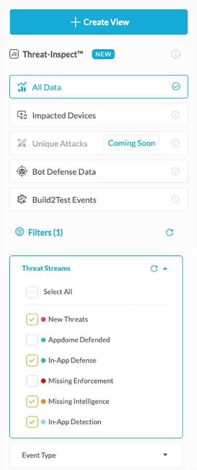 Threat Inspect Create View