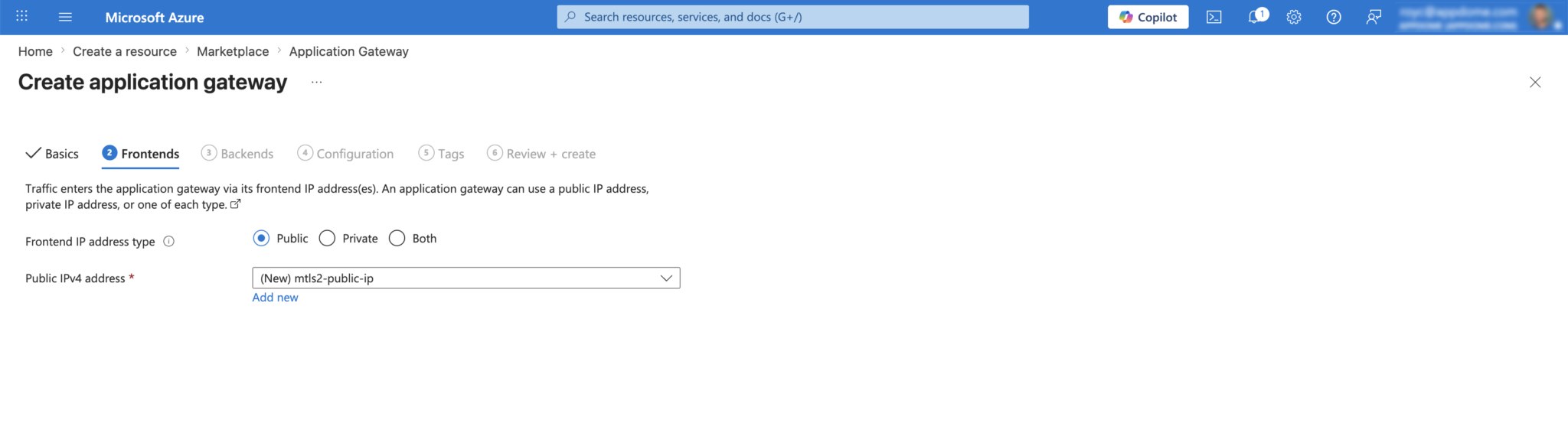 33select A Frontend Ip