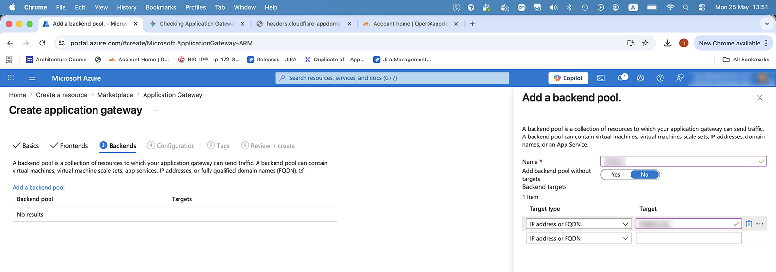 4. Backend Pool