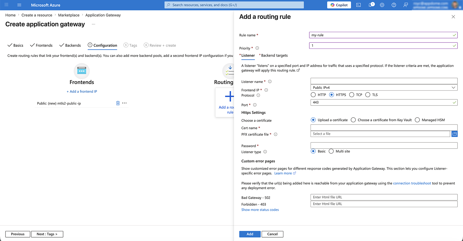 4.5create Routing Rule