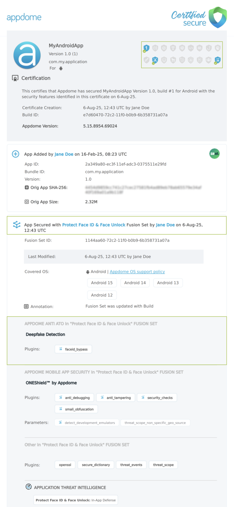Detect Android Camera HAL (Hardware Abstraction Layer) Exploits shown in Certificate secure
