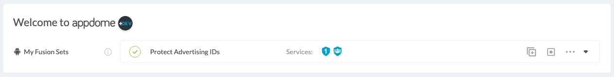 Fusion Set applied Prevent Advertiser ID Cycling