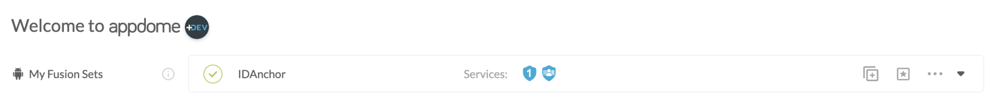 Fusion Set applied DevOps Workspace Fingerprint