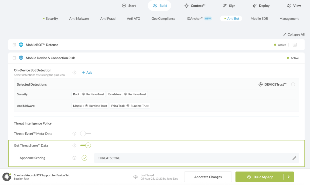 Appdome | How to Collect ThreatScore™ in Mobile Apps Using AI
