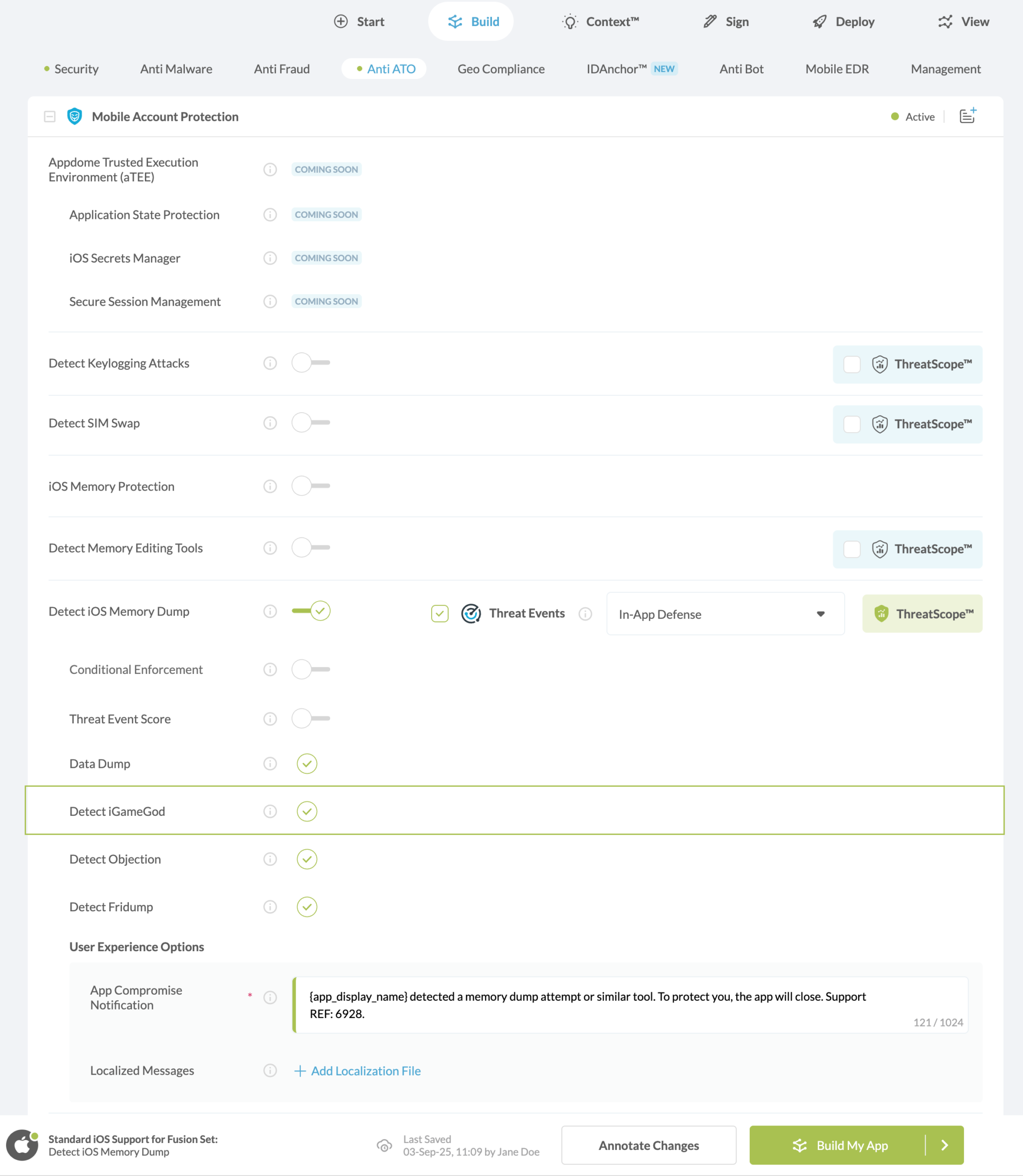 Detect iGameGod option