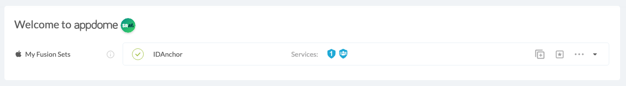Fusion Set applied App Instance ID