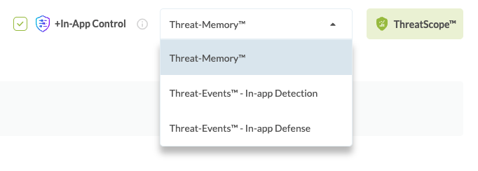 In-App Control