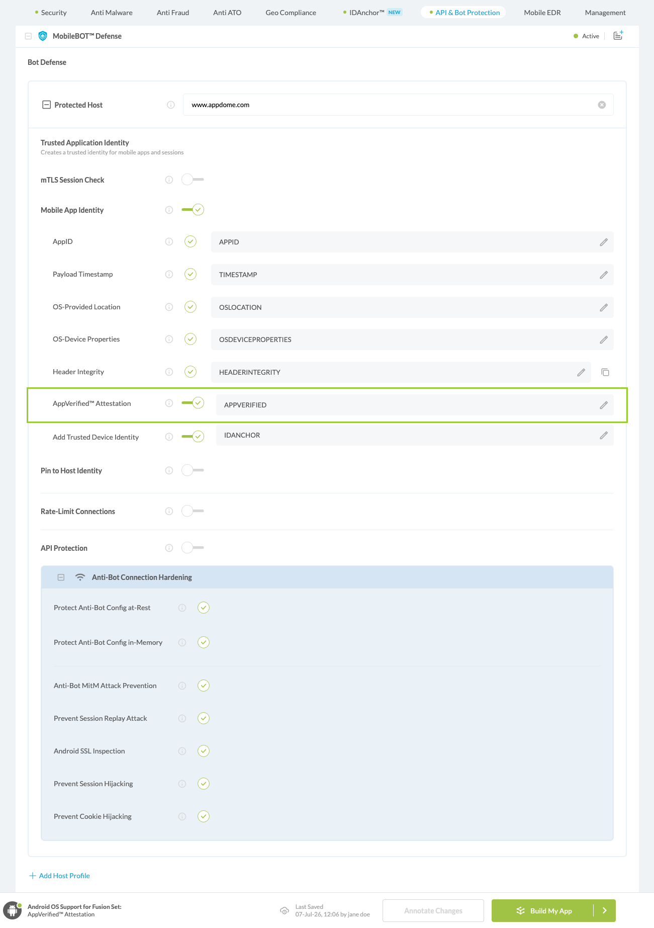 AppVerified™ Attestation option
