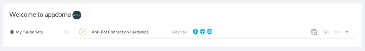 Fusion Set applied Protect Anti-Bot Config in-Memory