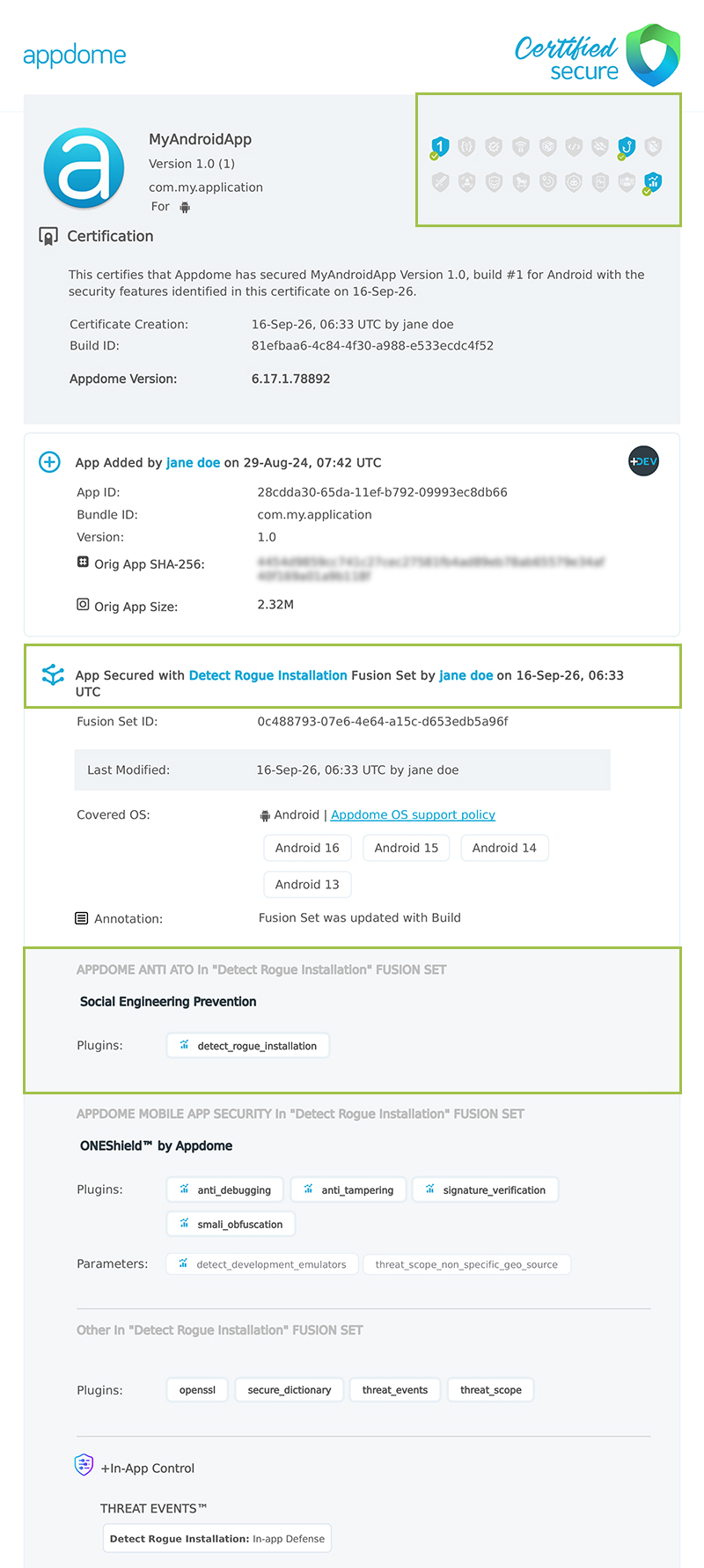 Detect Rogue Installation shown in Certificate secure
