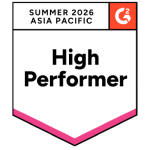 G2 Badges Summer 2026 Asia Pacific High Performer Fraud Detection