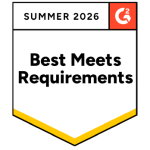 G2 Badges Summer 2026 No Code Development Platforms Best Meets Requirements