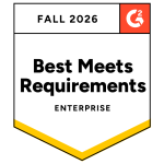 G2 Best Meets Requirements Enterprise Fall 2026