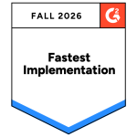 G2 Fastest Implementation Fall 2026